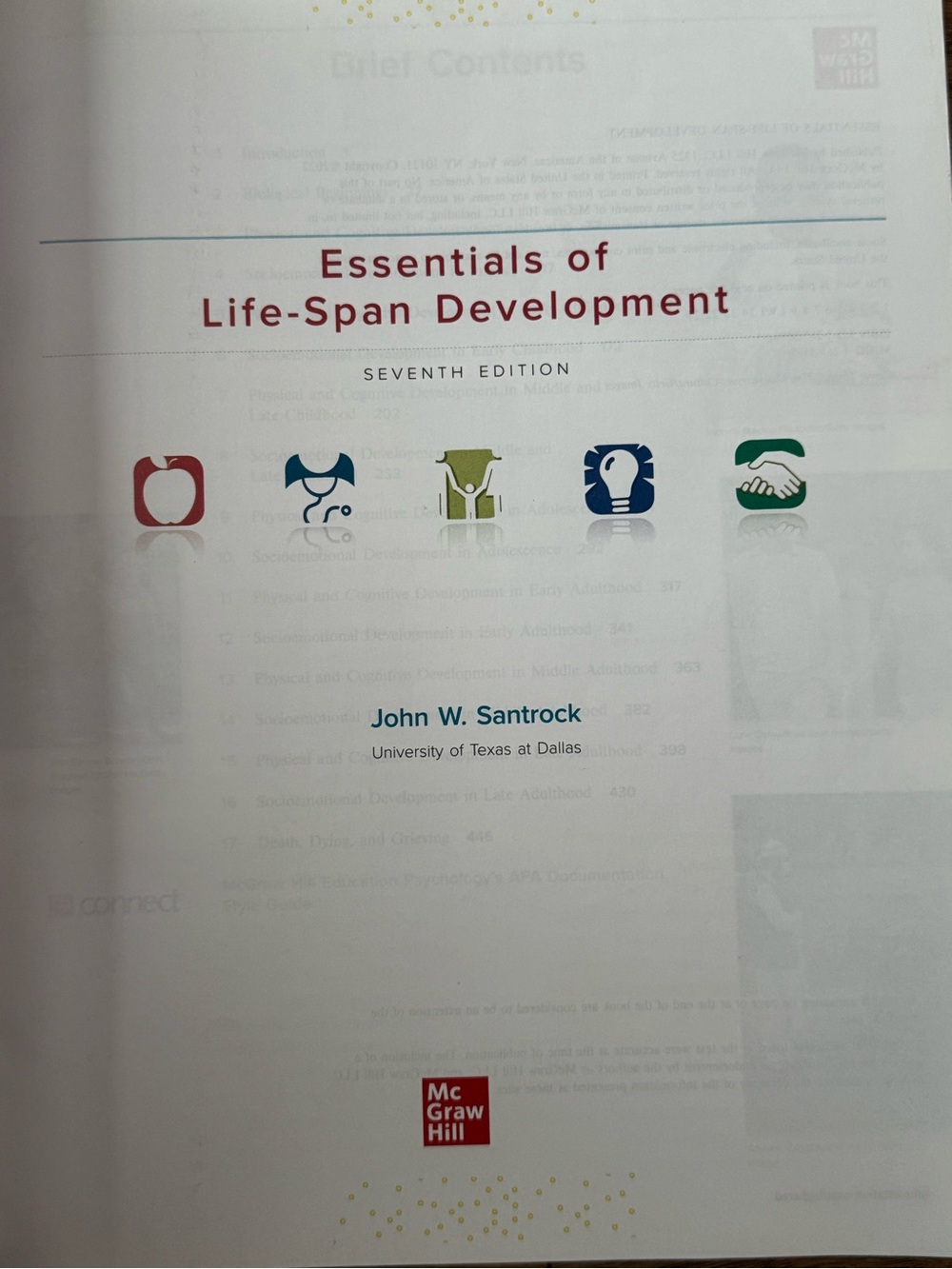 Essentials of Life-Span Development by John W. Santrock - Multicolor Textbook - Picture 3 of 3